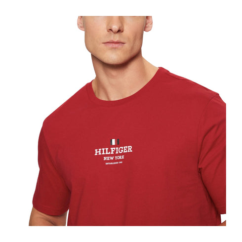 Tommy Hilfiger T-shirt T-shirt Uomo RWB con stampa S P25 - TOMMY HILFIGERMW38980 - XLD - S - Francavilla Moda